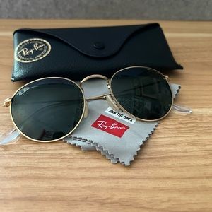 RayBan Round Metal Sunglasses